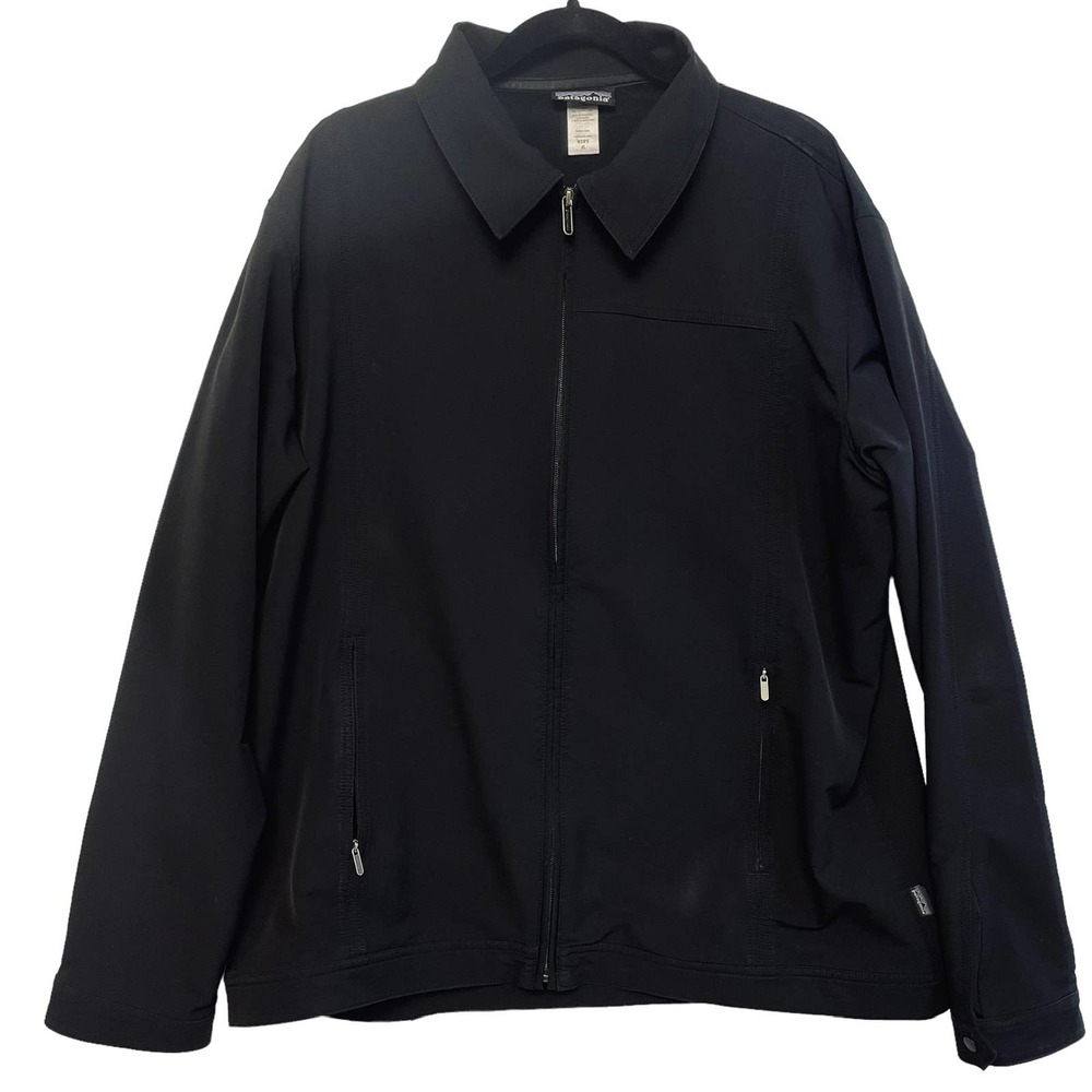Patagonia Men's Dispatch Jacket in Black Extra-Large XL Soft Shell Unlined